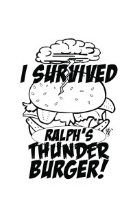 Thunderburger T-Shirt Design Thunderburger T-Shirt Design